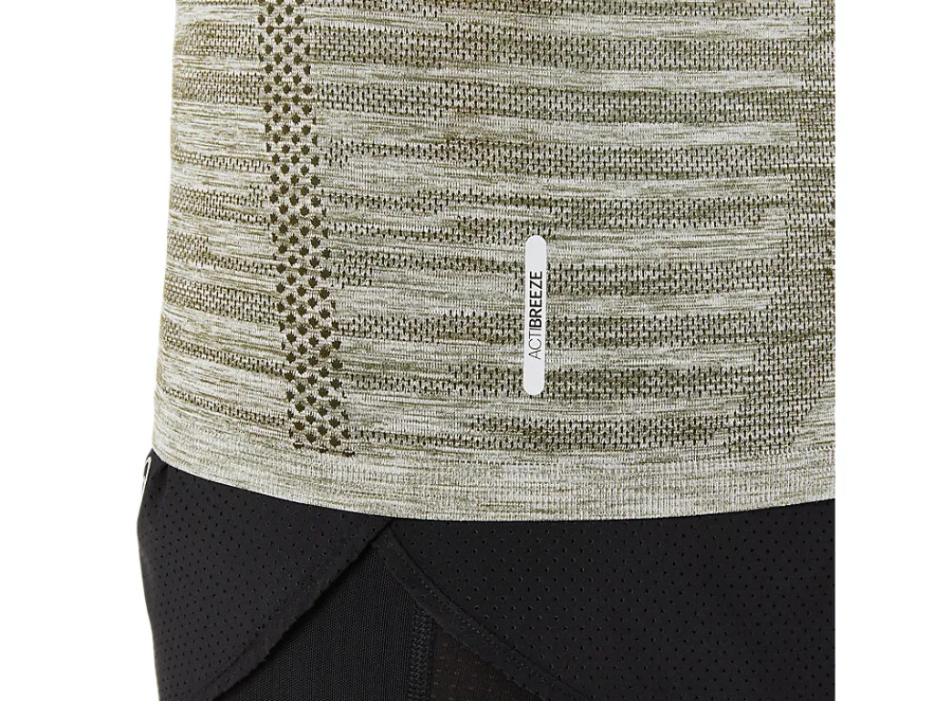 seamless_ss_top_4-1.webp ASICS Kleding | Hardlopen>SEAMLESS SS TOP Mantle Green/Olive Grey