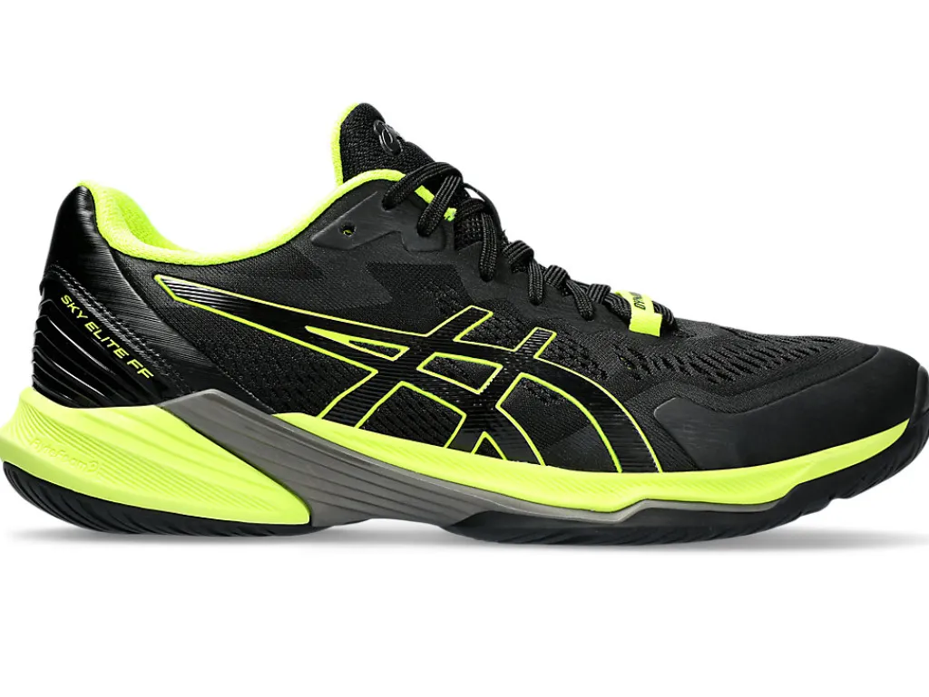 sky_elite_ff__0-3.webp ASICS Netbal | Squash & badminton>SKY ELITE FF 2 Black/Safety Yellow