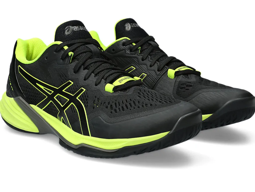 sky_elite_ff__1-3.webp ASICS Netbal | Squash & badminton>SKY ELITE FF 2 Black/Safety Yellow