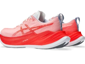 ASICS Run faster | Hardloopschoenen>SUPERBLAST White/Sunrise Red