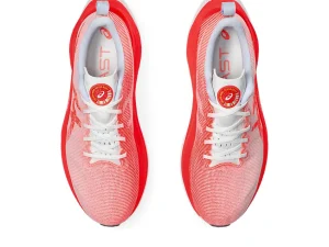 ASICS Run faster | Hardloopschoenen>SUPERBLAST White/Sunrise Red
