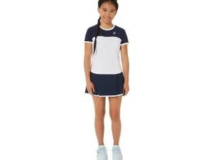 ASICS Kleding | Tennis>TENNIS SS TOP Brilliant White/Midnight
