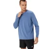 ASICS Shirts met lange mouwen | Bovenkleding>TIGER LS TOP Denim Blue/Thunder Blue