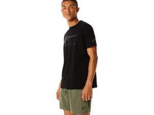 ASICS Shirts met korte mouwen | Bovenkleding>TIGER SS TEE Performance Black/Graphite Grey