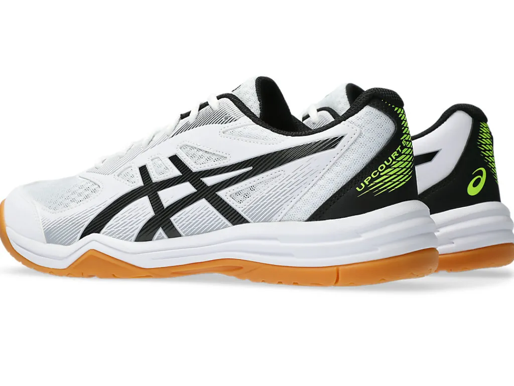 upcourt__2-5.webp ASICS Netbal | Squash & badminton>UPCOURT 5 White/Safety Yellow