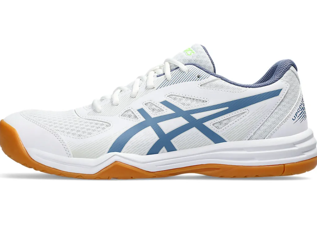 upcourt__7.webp ASICS Squash & badminton | Handbal>UPCOURT 5 White/Denim Blue